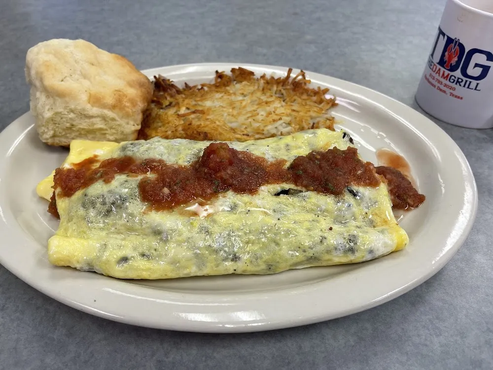 Hash Browns and Biscuit